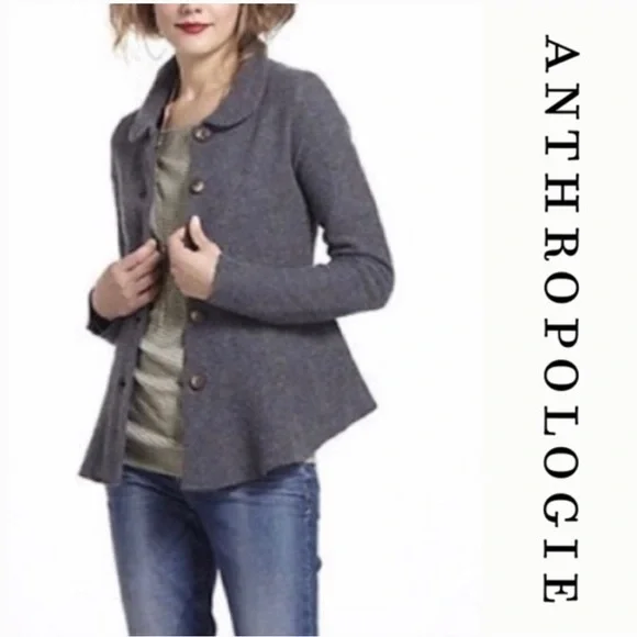 Anthropologie Guinevere Wool Jacket - Picture 2 of 3
